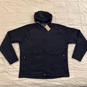 Peter Millar Orion Performance Quilted Golf Hoodie | Men’s XL | Navy Blue NEW